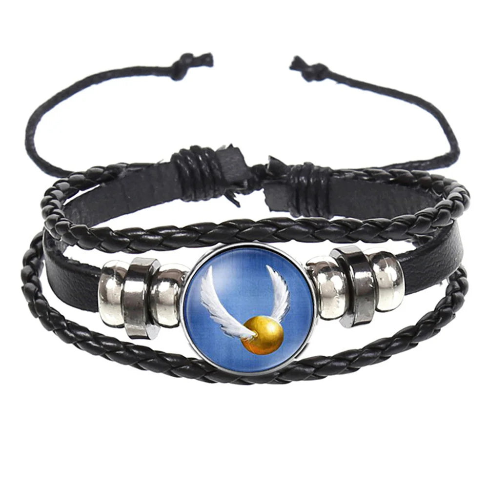 Harry Potter Beaded Leather Bracelets