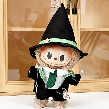 Labubu Pandent Doll Clothes Magic School Set Doll
