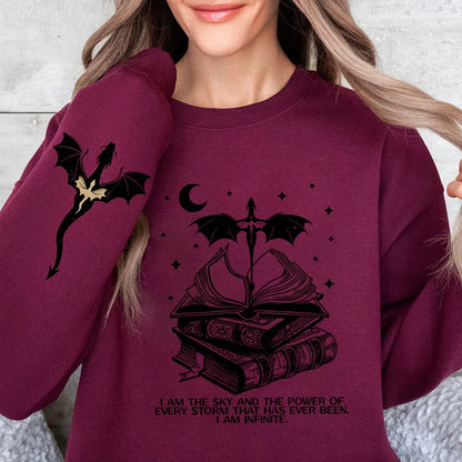 Basgiath War Fourth Wing Sweater  Sleeve Sweatshirts