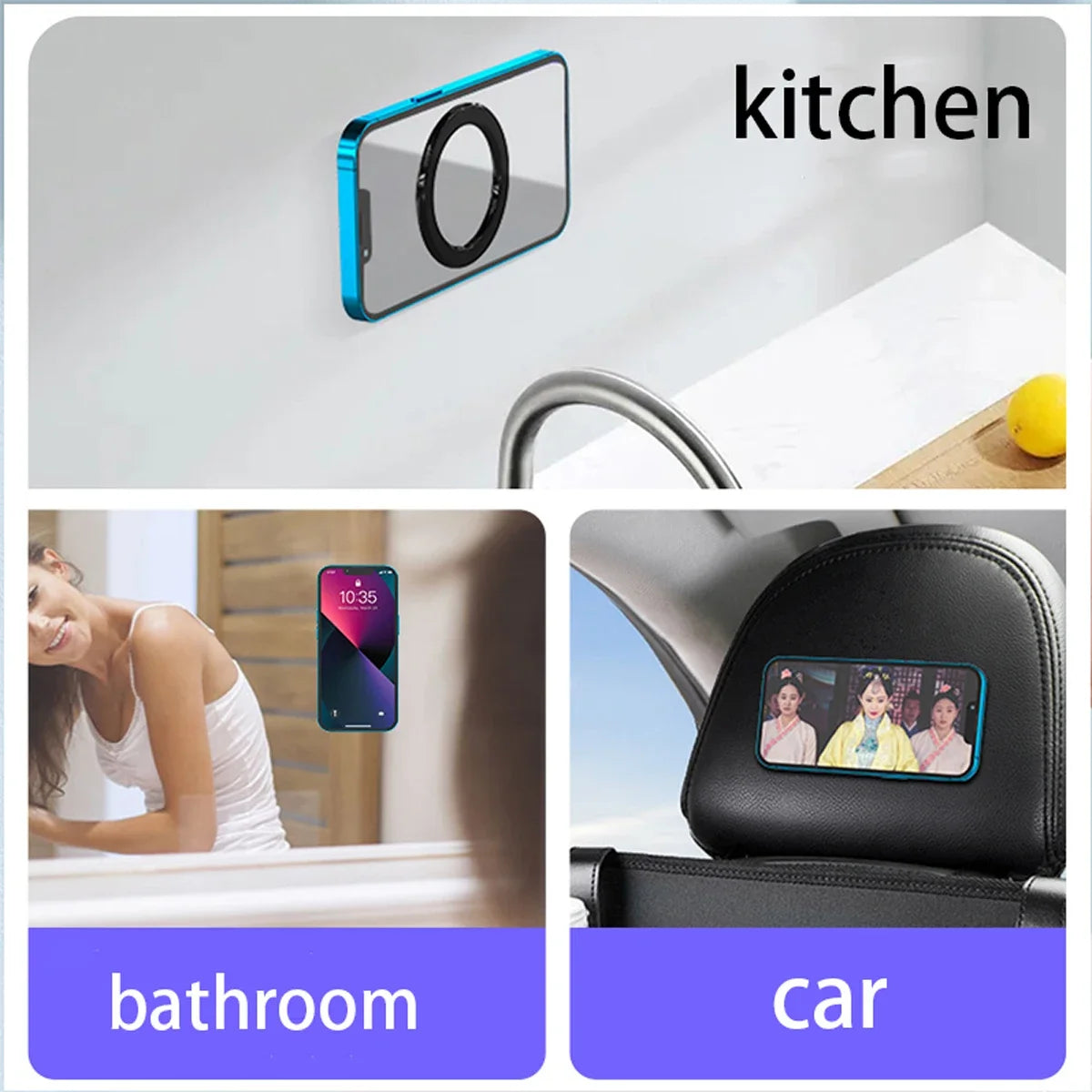 Magnetic Ring  Mobile Phone Holder Magnetic Car Phone Stand