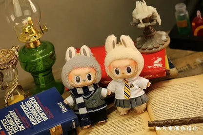 Labubu Pandent Doll Clothes Magic School Set Doll