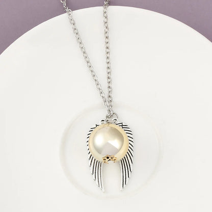 Harry Potter Golden Snitch Necklace  Metal DIY Pendant