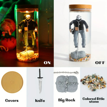 Jason Voorhees Friday 13th  Water Lantern Horror Decoration
