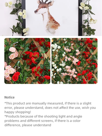 Rose Artificial Flower Vine For Wedding Silk Artificial Rose