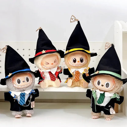 Labubu Pandent Doll Clothes Magic School Set Doll
