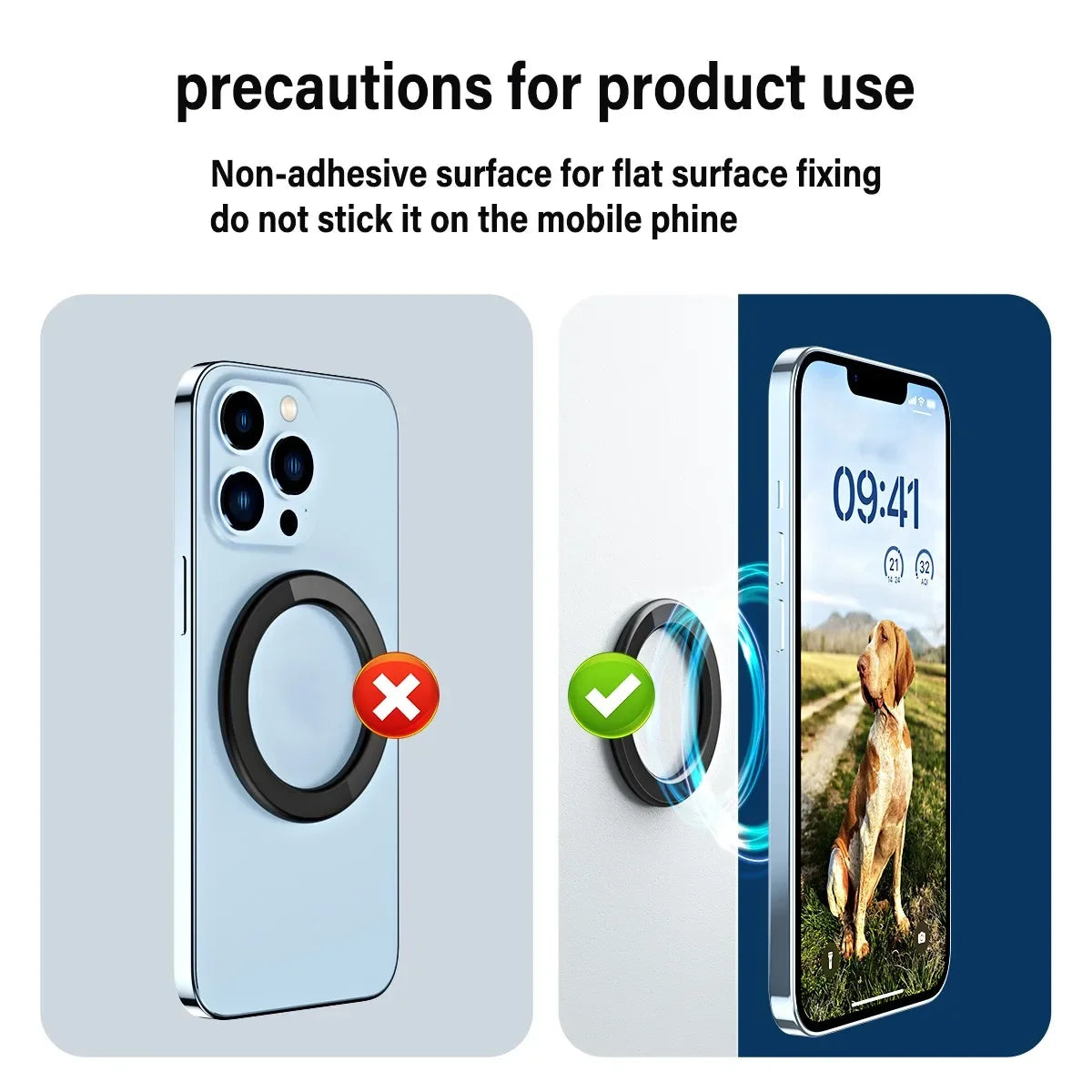 Magnetic Ring  Mobile Phone Holder Magnetic Car Phone Stand