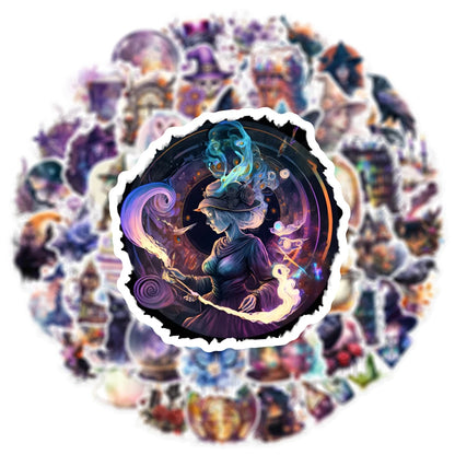 Art Gothic Magic Witch Aesthetic Cartoon Stickers