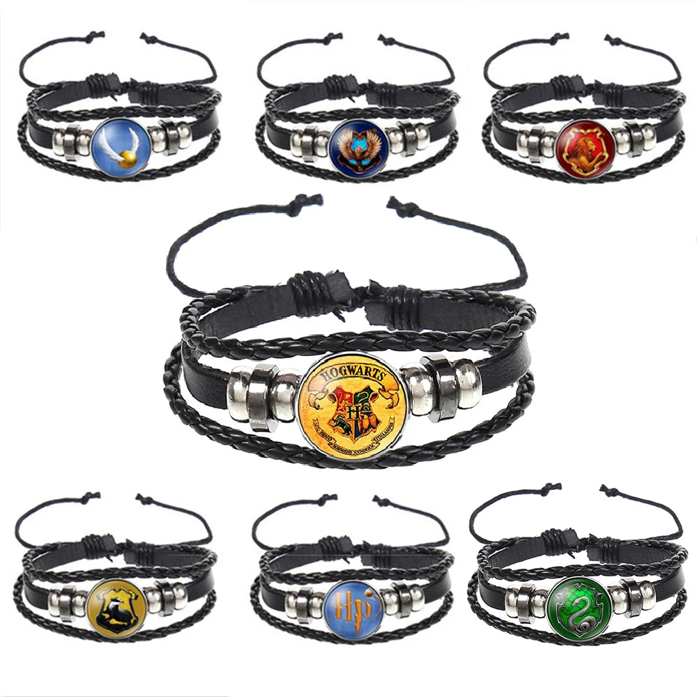 Harry Potter Beaded Leather Bracelets