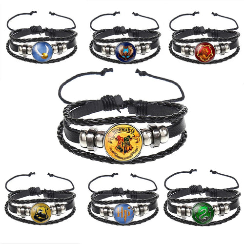 Harry Potter Beaded Leather Bracelets