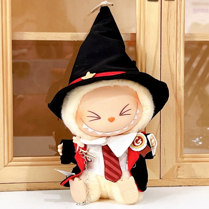 Labubu Pandent Doll Clothes Magic School Set Doll