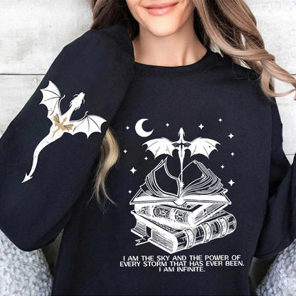 Basgiath War Fourth Wing Sweater  Sleeve Sweatshirts