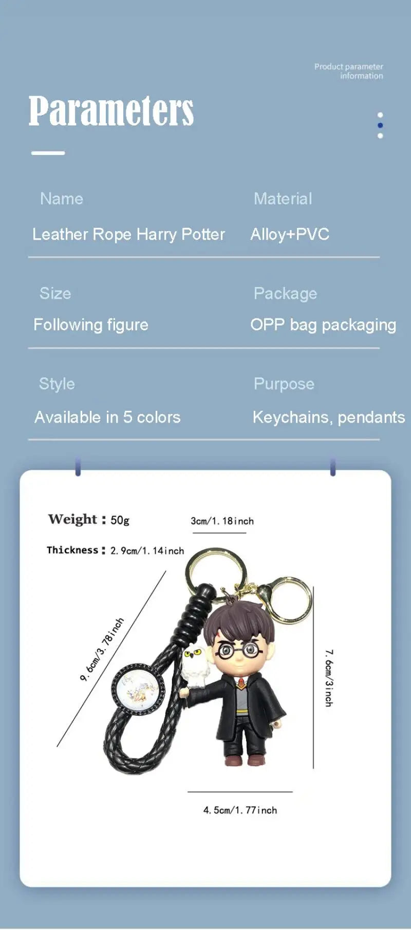 Hermione Harry Potter Keychain