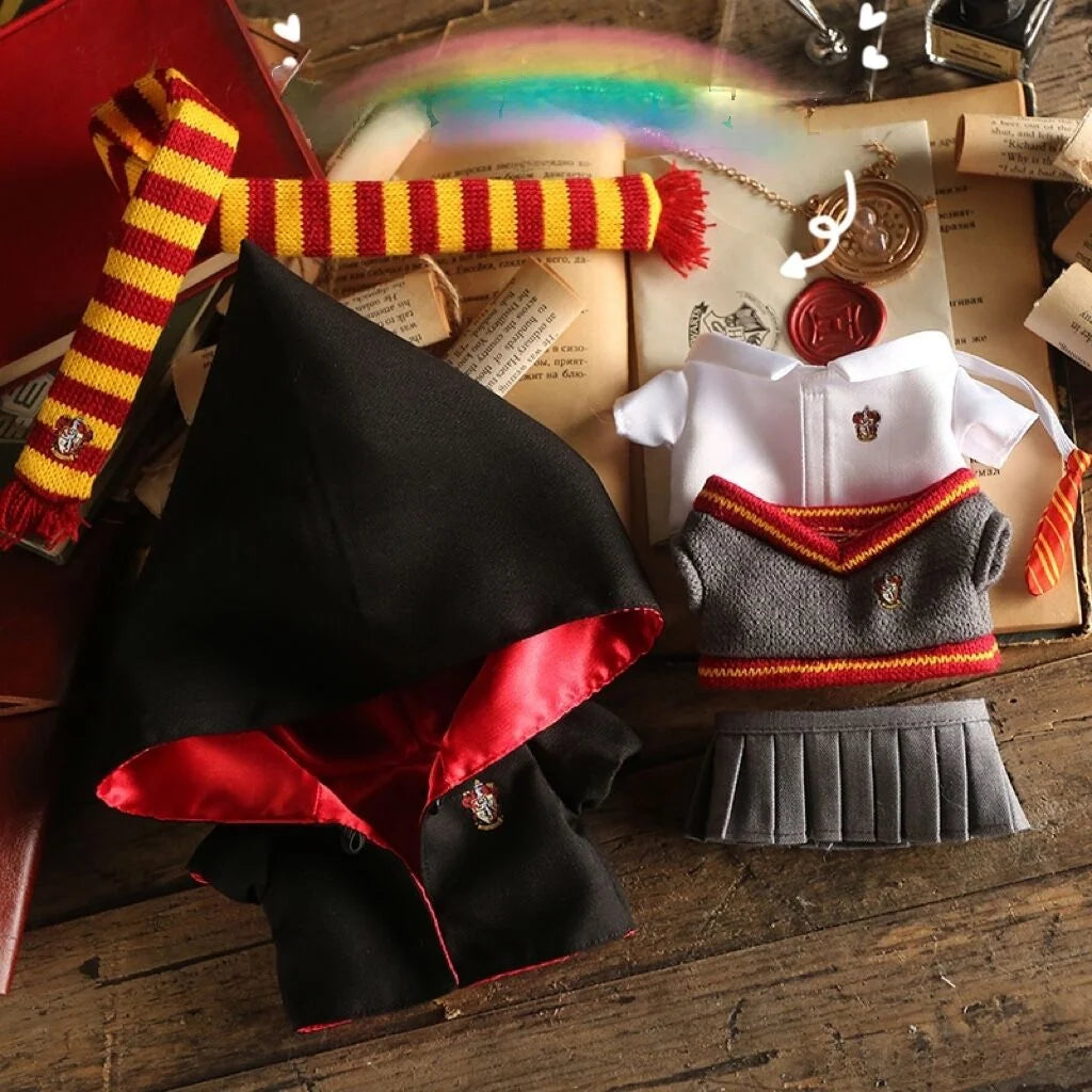Labubu Pandent Doll Clothes Magic School Set Doll