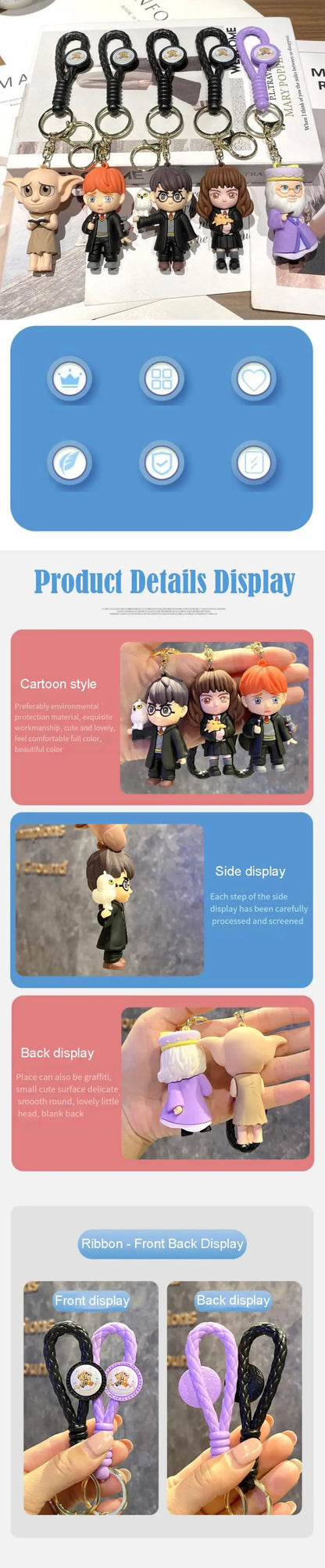 Hermione Harry Potter Keychain