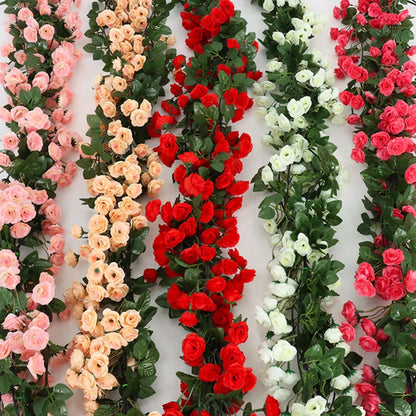 Rose Artificial Flower Vine For Wedding Silk Artificial Rose