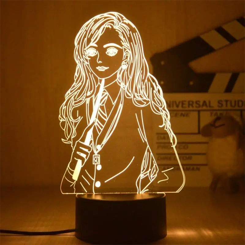 Harrys Pottered Toys 3D Anime  Night Lamp