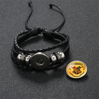 Harry Potter Beaded Leather Bracelets