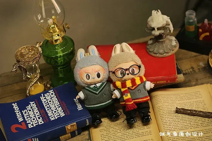 Labubu Pandent Doll Clothes Magic School Set Doll