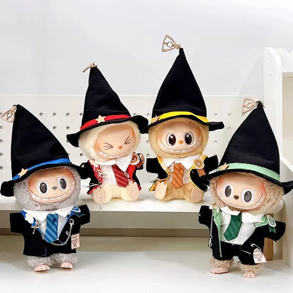 Labubu Pandent Doll Clothes Magic School Set Doll