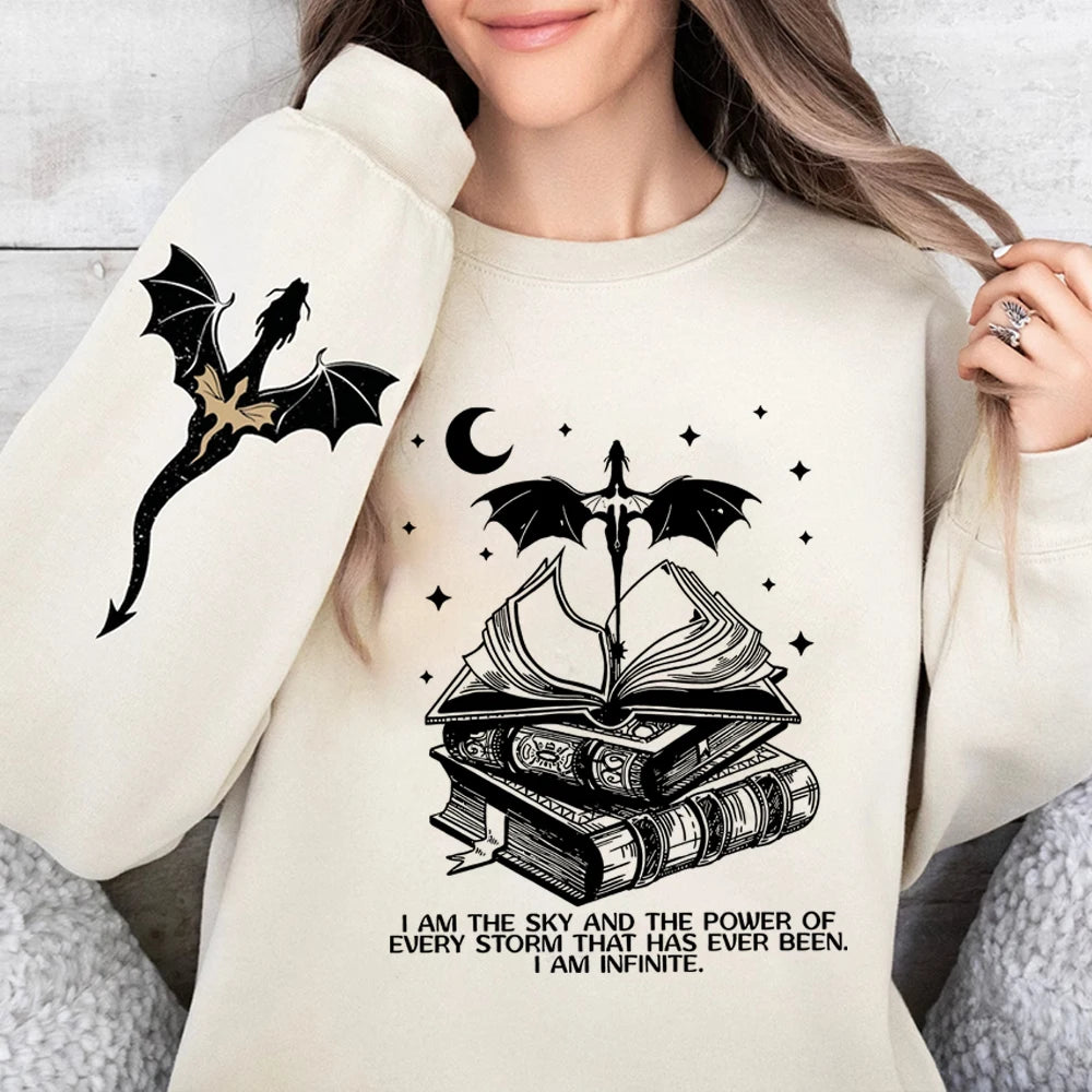 Basgiath War Fourth Wing Sweater  Sleeve Sweatshirts