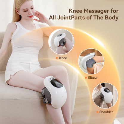 Knee Massager Heat & Vibration Pain Relief & Portable