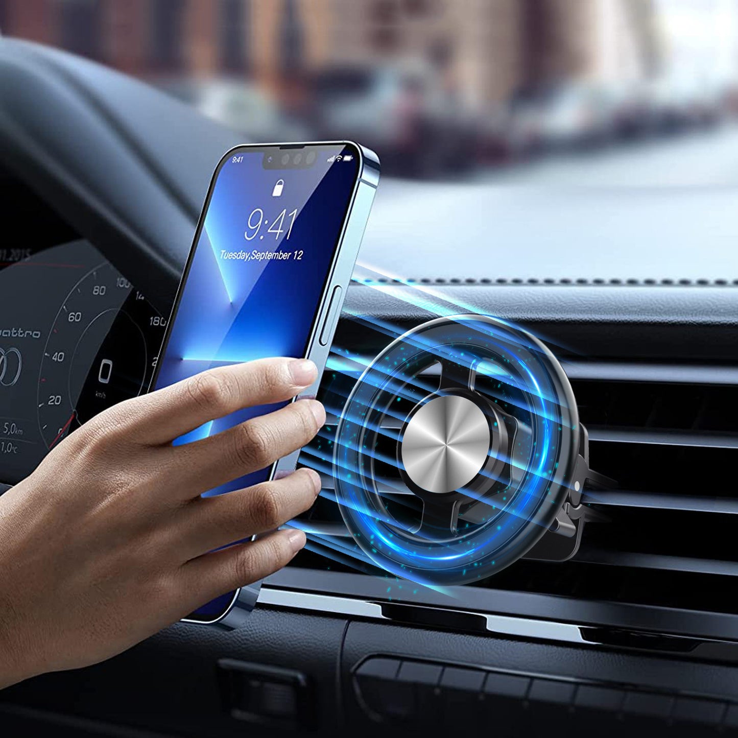 New Air Outlet Magnetic Phone Holder Alloy Magnet