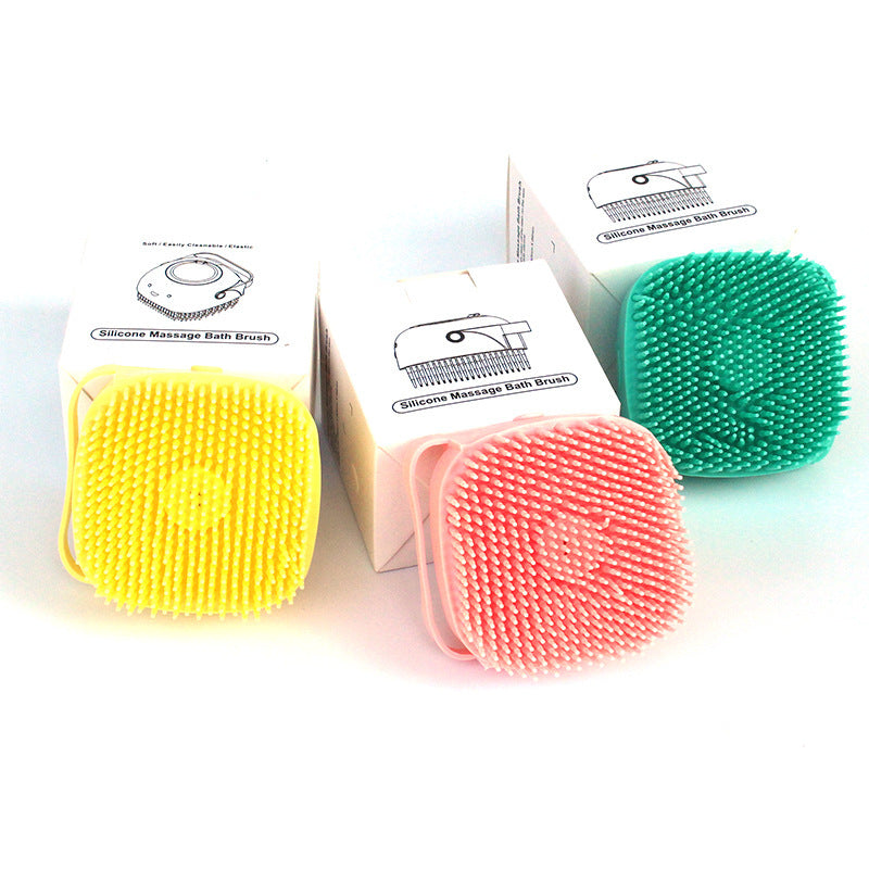 Silicone Dogs & Cat Bathroom Bath Massage  Cleaning  Brush - Alvioni