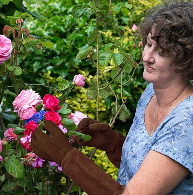 Sheepskin Long Gloves Gardening Tool Gloves
