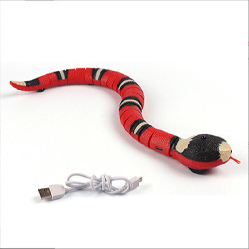 Smart Sensing Snake Funny Cat Toy - Alvioni