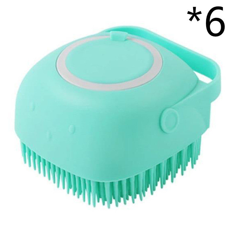 Silicone Dogs & Cat Bathroom Bath Massage  Cleaning  Brush - Alvioni