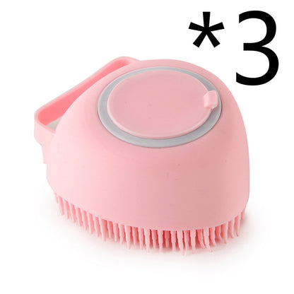 Silicone Dogs & Cat Bathroom Bath Massage  Cleaning  Brush - Alvioni