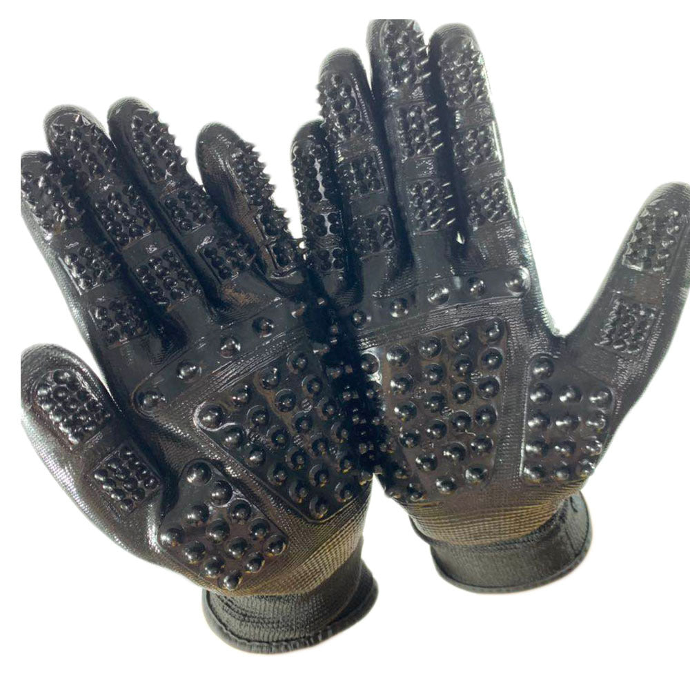 Household Pet Massage Bath Cleaning Gloves