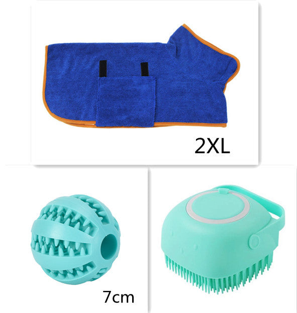 Silicone Dogs & Cat Bathroom Bath Massage  Cleaning  Brush - Alvioni